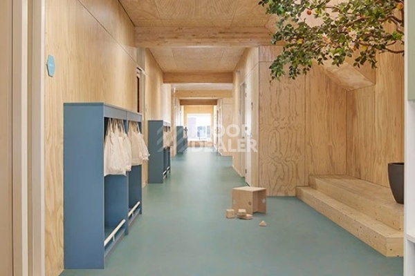 Линолеум Marmoleum Solid Concrete 3763 blue shimmer фото 1 | FLOORDEALER